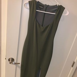 Nookie Captivate olive green dress